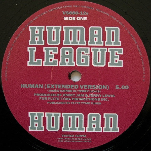 Human League* : Human (12", Single)