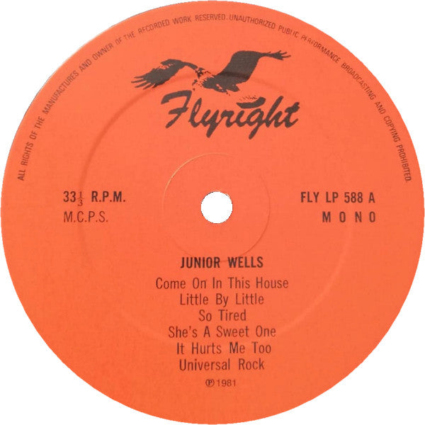 Junior Wells : Universal Rock - Classic Chicago Blues Of The 50s And 60s (LP, Comp, Mono, RM)