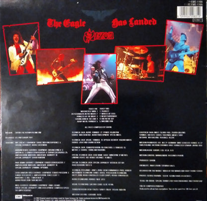 Saxon : The Eagle Has Landed (Live) (LP, Album, RE)