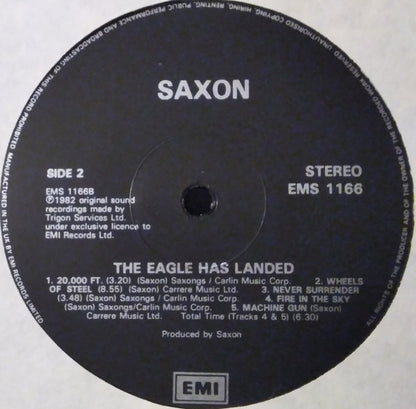 Saxon : The Eagle Has Landed (Live) (LP, Album, RE)