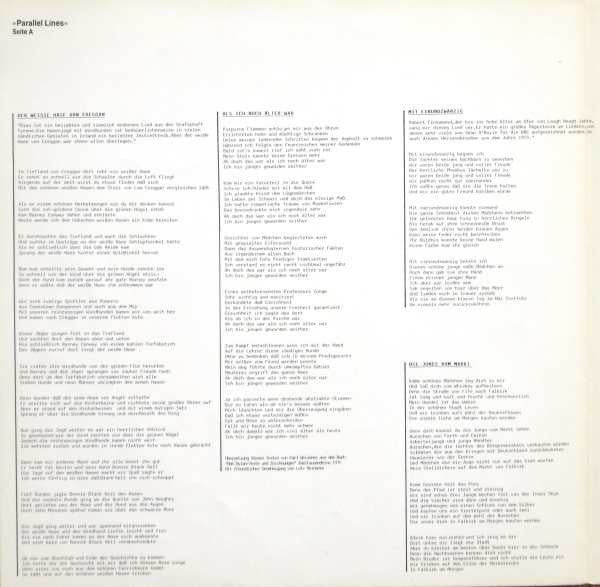 Dick Gaughan & Andy Irvine : Parallel Lines (LP, Album)
