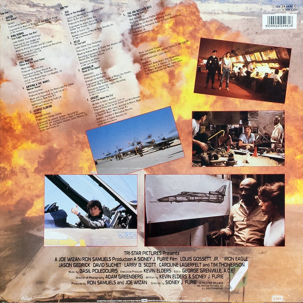 Various : Iron Eagle (Original Motion Picture Soundtrack) (LP, Album, Comp)