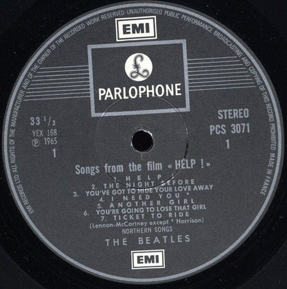 The Beatles : Help! (LP, Album, RE, Mad)