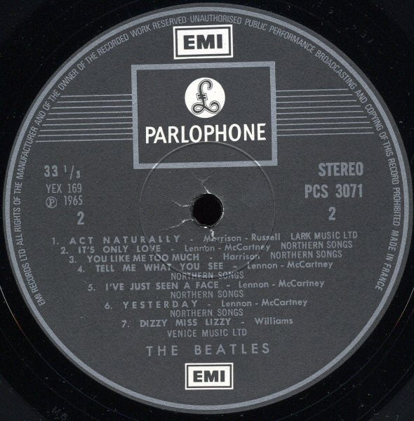 The Beatles : Help! (LP, Album, RE, Mad)