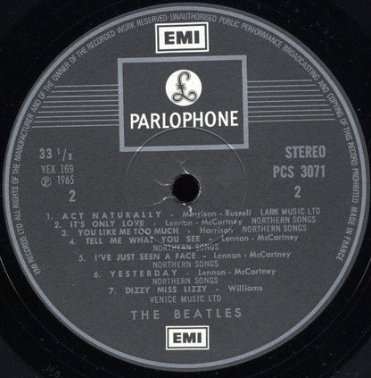 The Beatles : Help! (LP, Album, RE, Mad)