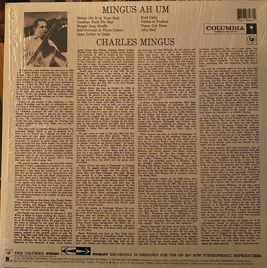 Charles Mingus : Mingus Ah Um (LP, Album, RE, 180)
