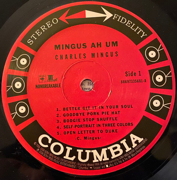 Charles Mingus : Mingus Ah Um (LP, Album, RE, 180)