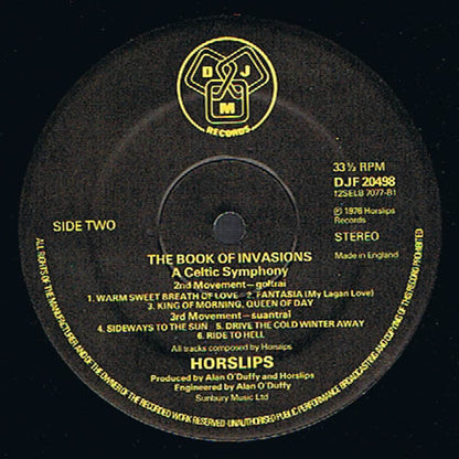 Horslips : The Book Of Invasions (A Celtic Symphony) (LP, Album)