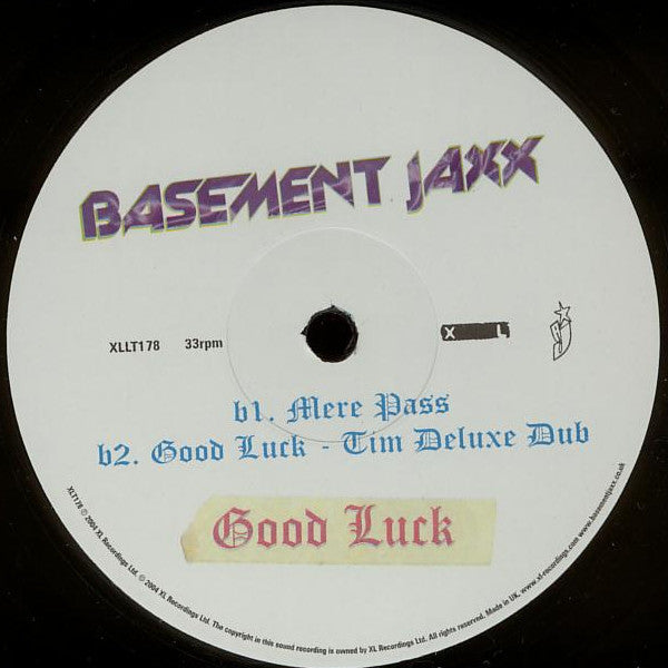 Basement Jaxx : Good Luck (12", Single)