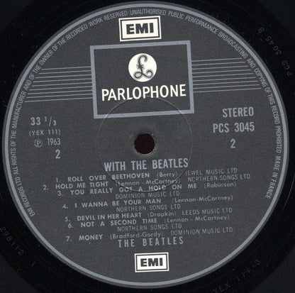 The Beatles : With The Beatles (LP, Album, RE, Fre)