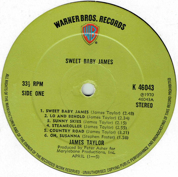 James Taylor (2) : 2 Originals Of James Taylor (2xLP, Album, Comp)