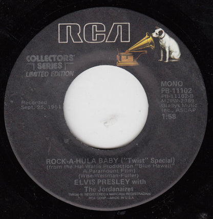 Elvis Presley With The Jordanaires : Can't Help Falling In Love / Rock-A-Hula Baby (7", Single, Mono, Ltd, RE)