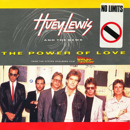 Huey Lewis And The News* : The Power Of Love (2x7", Single, Blu)