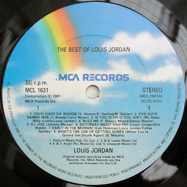 Louis Jordan : The Best Of Louis Jordan (LP, Comp)