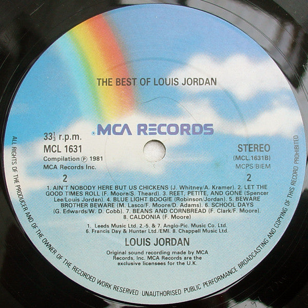 Louis Jordan : The Best Of Louis Jordan (LP, Comp)