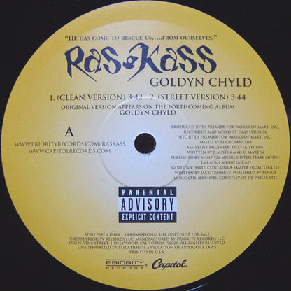 Ras Kass : Goldyn Chyld (12", Promo)