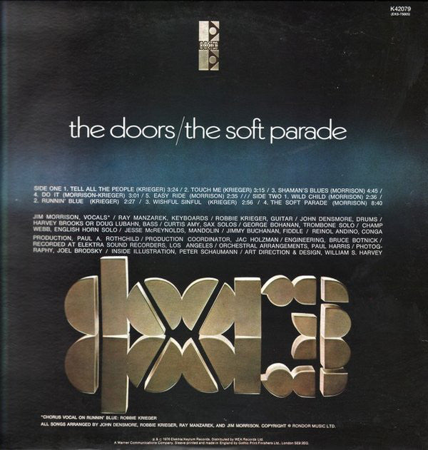 The Doors : The Soft Parade (LP, Album, RE, Gat)