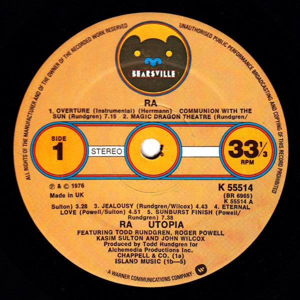 Utopia (5) : Ra (LP, Album)