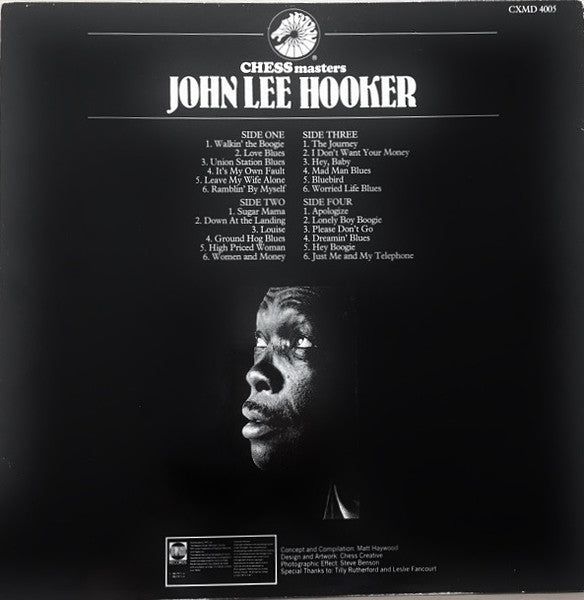 John Lee Hooker : Chess Masters ... John Lee Hooker (2xLP, Comp)