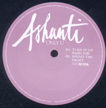 Ashanti : Only U (12", Single)