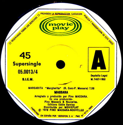 Massara* : Margarita (12", Maxi)