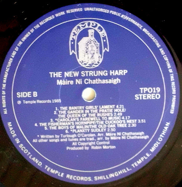 Máire Ní Chathasaigh : The New Strung Harp (LP)