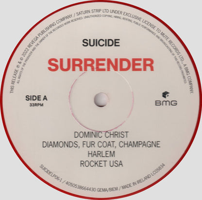 Suicide : Surrender (2xLP, Comp, Ltd, Red)