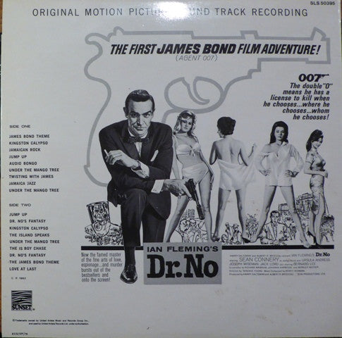 Monty Norman : Dr. No (Original Motion Picture Sound Track Album) (LP, Album, RE)