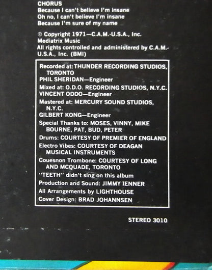 Lighthouse (2) : Thoughts Of Movin' On (LP, Album, Son)