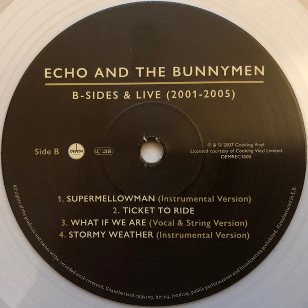 Echo And The Bunnymen* : B-sides & Live (2001-2005) (2xLP, RSD, Comp, RE, Cle)