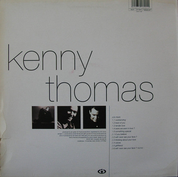 Kenny Thomas : Voices (LP, Album)