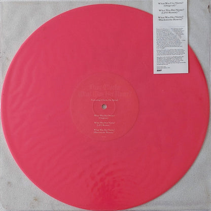 Dave Clarke Featuring Chicks On Speed : What Was Her Name? (12", Single, Ltd, Pin)