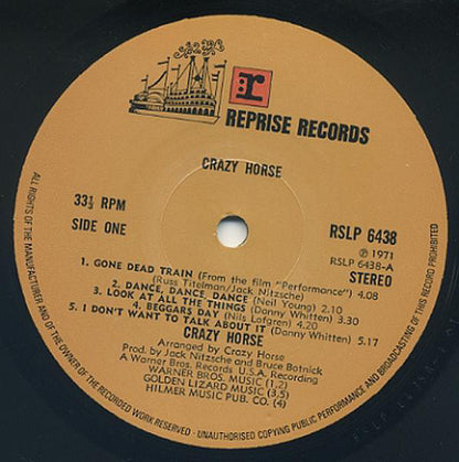 Crazy Horse : Crazy Horse (LP, Album)