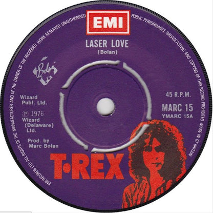 T. Rex : Laser Love (7", Single)