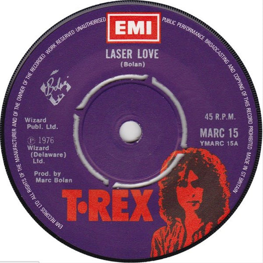 T. Rex : Laser Love (7", Single)