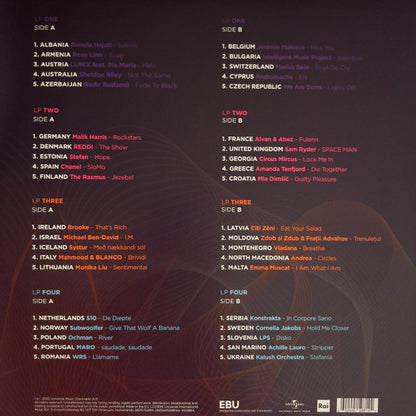 Various : Eurovision Song Contest Turin 2022 (4xLP, Album, Comp, Ltd)