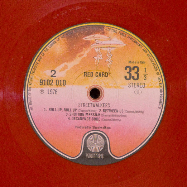 Streetwalkers : Red Card (LP, Album, Num, Red)