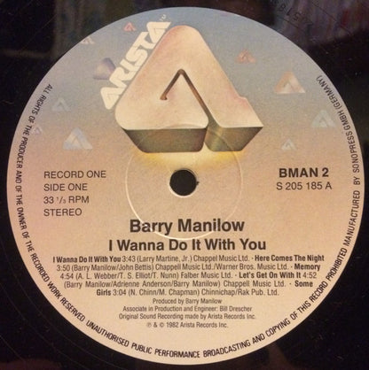 Barry Manilow : I Wanna Do It With You (LP, Album)