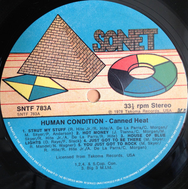 Canned Heat : Human Condition (LP, Album)