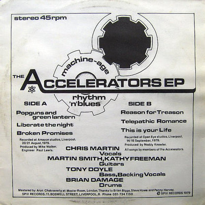 The Accelerators (2) : The Accelerators E.P. (12", EP)