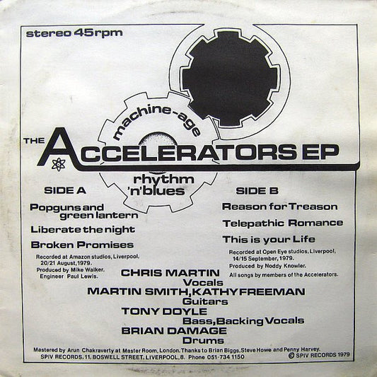 The Accelerators (2) : The Accelerators E.P. (12", EP)