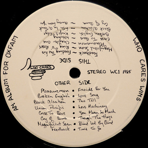 Various : Who Cares Wins: An Album For Oxfam (LP, Comp)