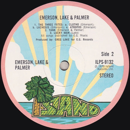 Emerson, Lake & Palmer : Emerson, Lake & Palmer (LP, Album, RE, Pin)