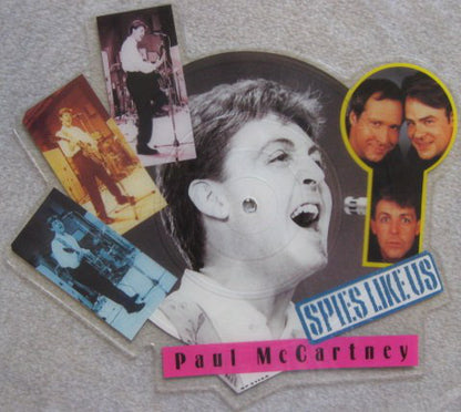 Paul McCartney : Spies Like Us (7", Shape, Pic)