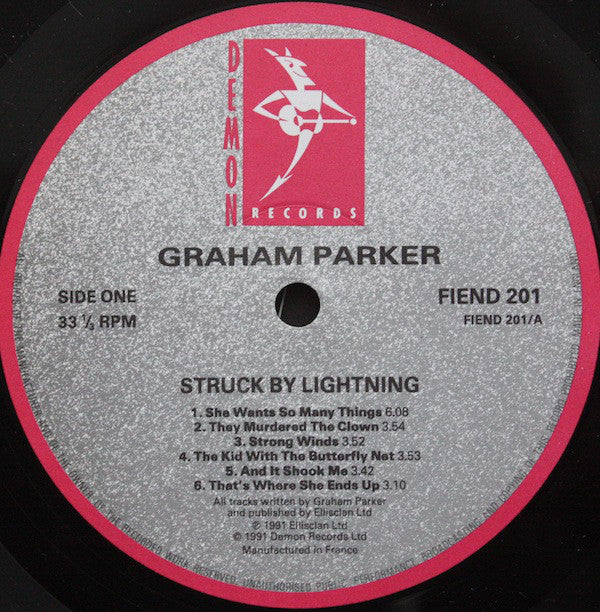 Graham Parker : Struck By Lightning (LP, Album)