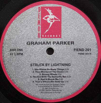 Graham Parker : Struck By Lightning (LP, Album)