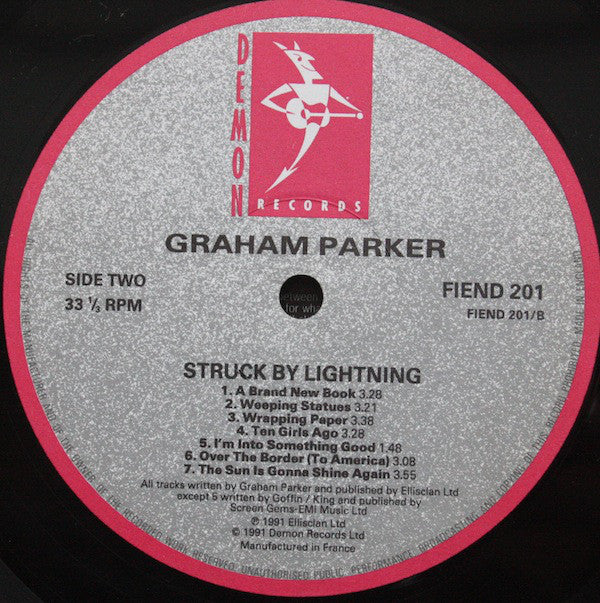 Graham Parker : Struck By Lightning (LP, Album)