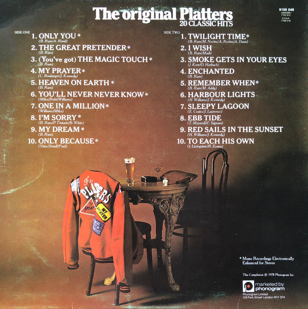 The Original Platters* : 20 Classic Hits (LP, Comp, RM)