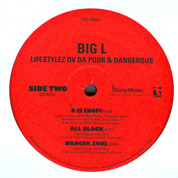 Big L : Lifestylez Ov Da Poor & Dangerous (2xLP, Album, RE, RM)