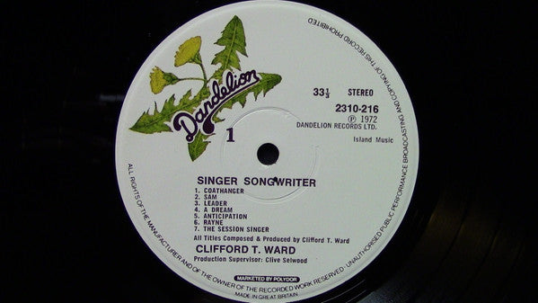 Clifford T. Ward : Singer ∙ Songwriter (LP, Album)